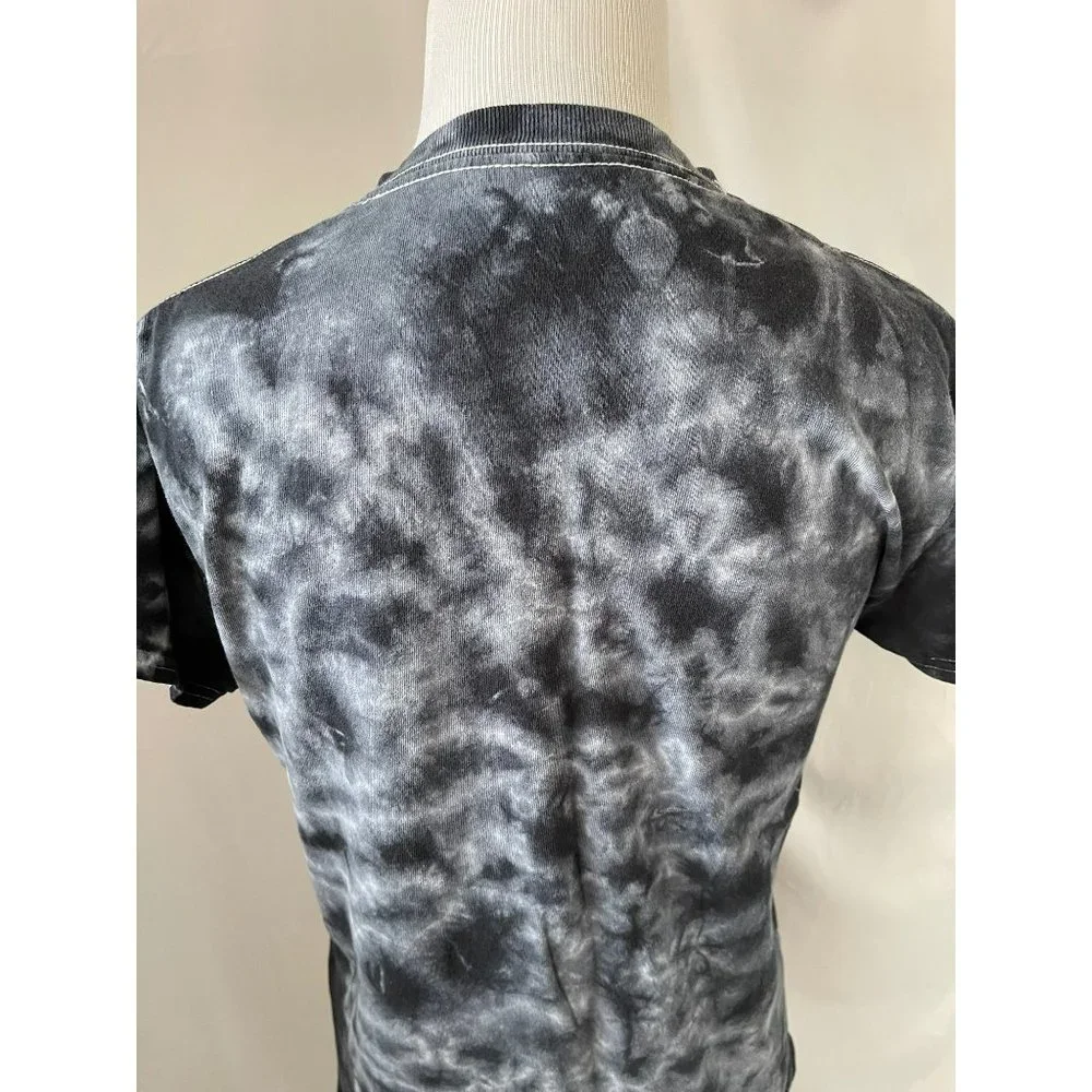 Coca Cola Blue/White Tie Dye Short Sleeve "Enjoy Coca Cola" T-Shirt - Picture 7 of 10